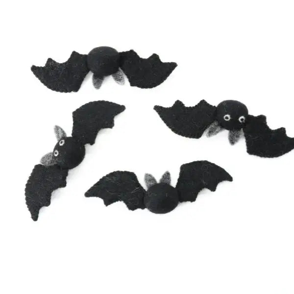 Handmade Felt Halloween Bat - Felt Bat Series - Halloween Home Decoration - Eco friendly Halloween Accessories