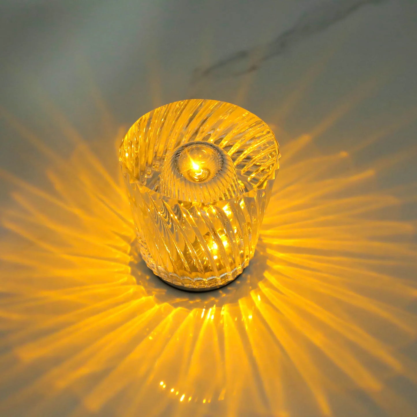 Crystal rechargeable table lamp, bar atmosphere light, KTV dining table decoration, atmosphere night light
