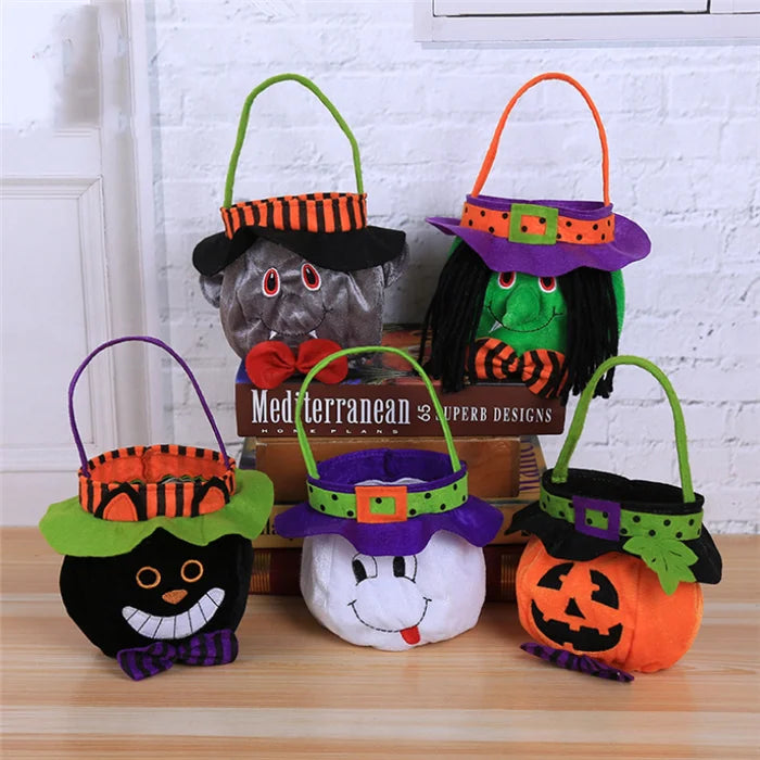 Halloween Party Favor Trick or Treat Loot Tote Candy Bags Gifts for Kids