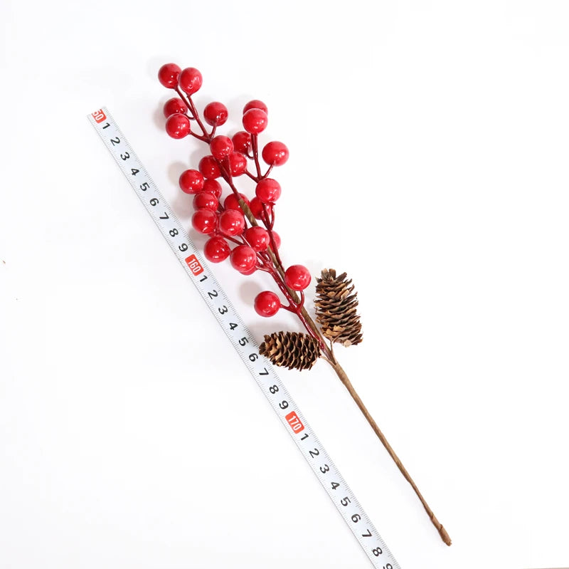 Christmas Tree Branch Party Decoration Red