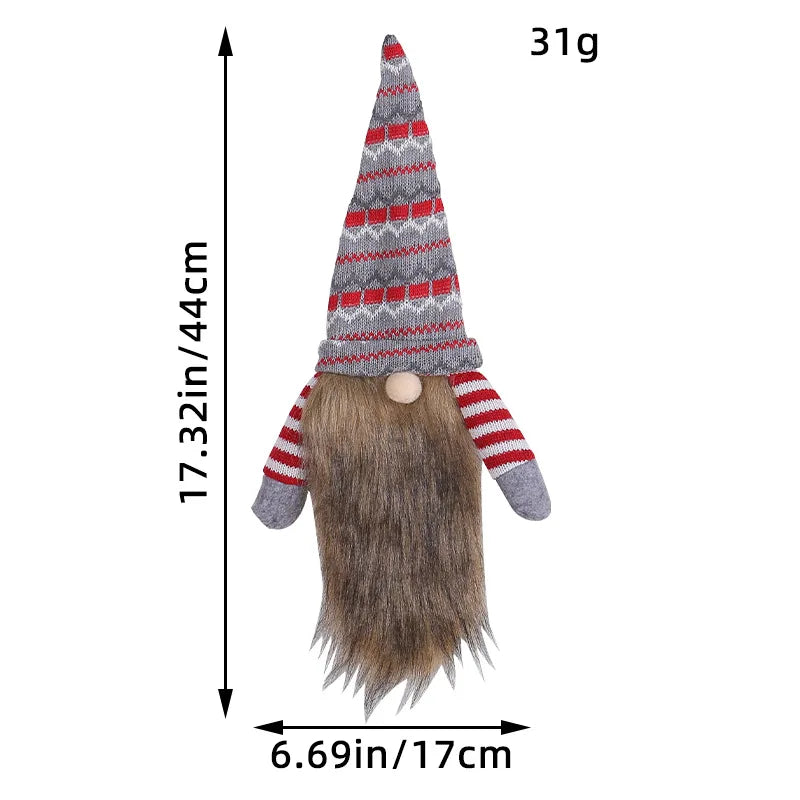Christmas Gnome Faceless Doll Festival Decoration E