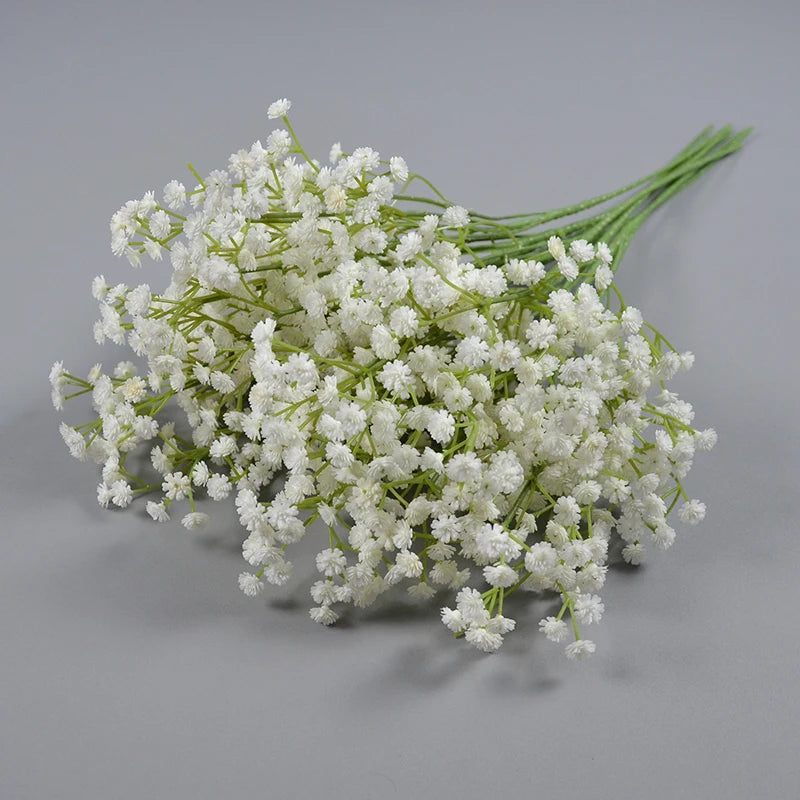 Cheapest Artificial Baby Breath Flowers for Home Wedding Party Decoration Real Touch Pu Babybreath Flower