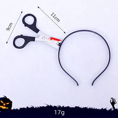 Plastic Halloween Headband Decoration Outdoor Horror Prop Customization Simulation Modern Party Decoration Zombie Adult Outdoor