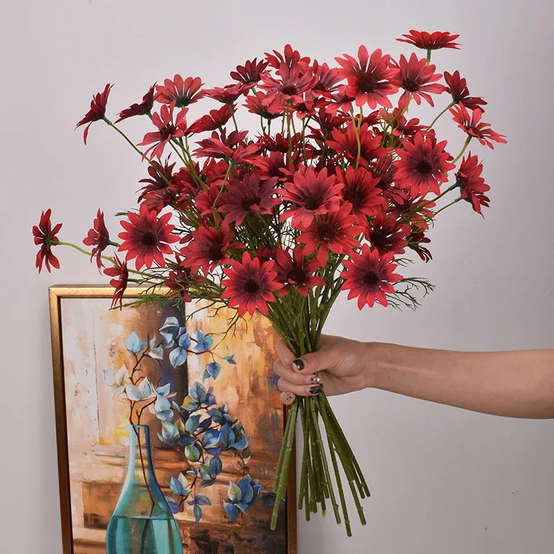 Artificial Chrysanthemum Flower Small Daisy Home Party Decoration Artificial Daisy Flowers