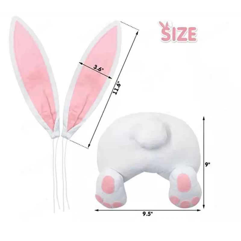 Easter Bunny Ornament Wreath Easter Egg Carrot Decoration 2023 Hot Sale Home Window Party