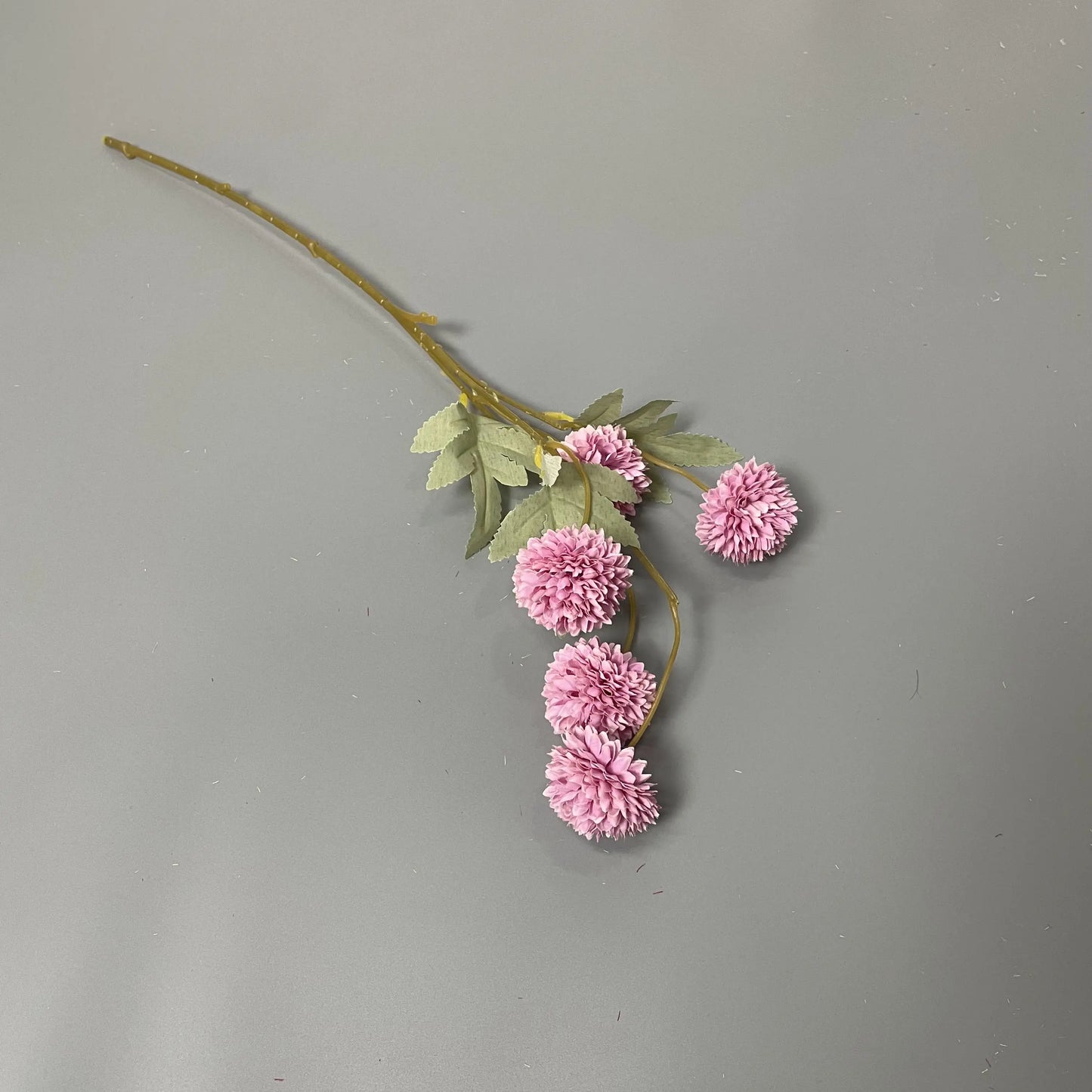 Decorative Wholesale Small Faux Pompon Chrysanthemum Dandelion Artificial Silk Kiku Flower