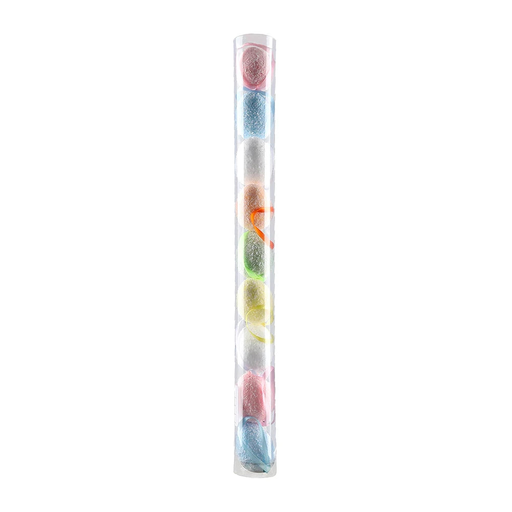 3*4cm/7 Color Options Colorful Barreled Easter Eggs Set Ornaments Foam Easter Egg Kit Gift Festival Easter Decoration