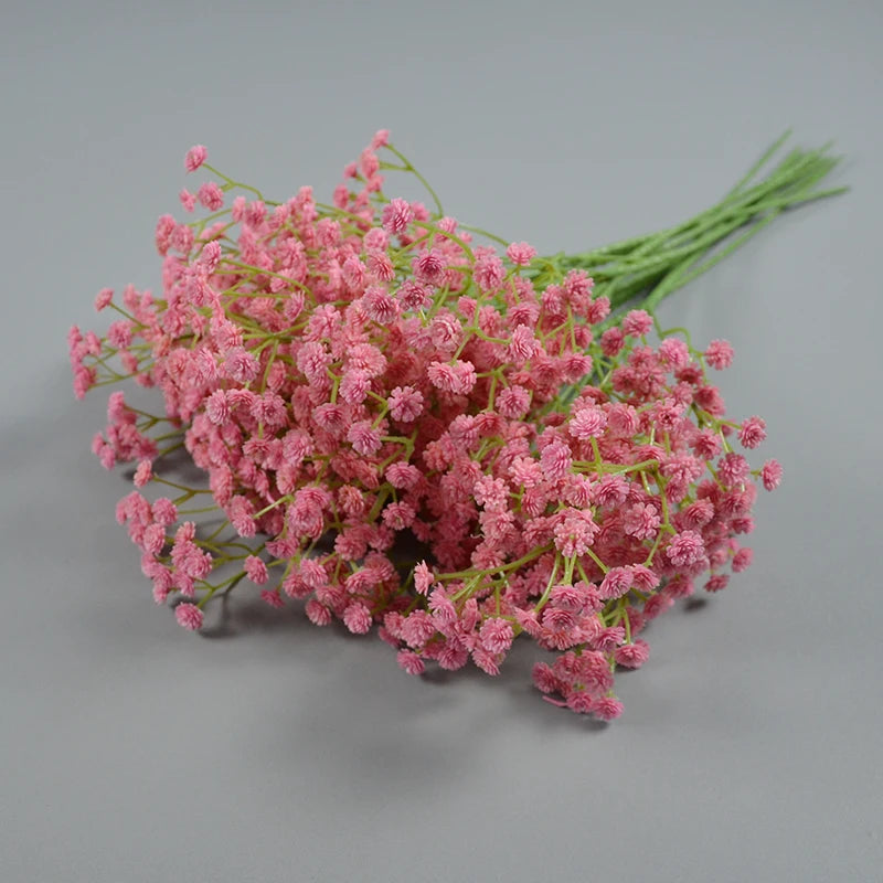 Cheapest Artificial Baby Breath Flowers for Home Wedding Party Decoration Real Touch Pu Babybreath Flower