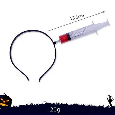 Plastic Halloween Headband Decoration Outdoor Horror Prop Customization Simulation Modern Party Decoration Zombie Adult Outdoor