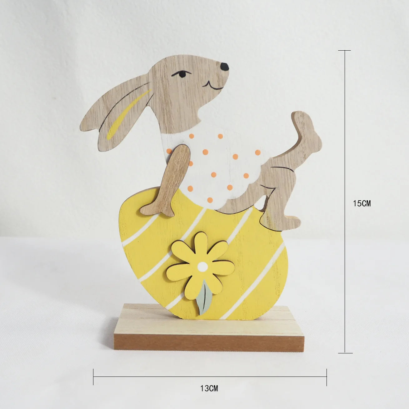 Cute Wooden Rabbit Easter Bunny Decoration Home Ornaments Wood Easter Bunny Wall Signs