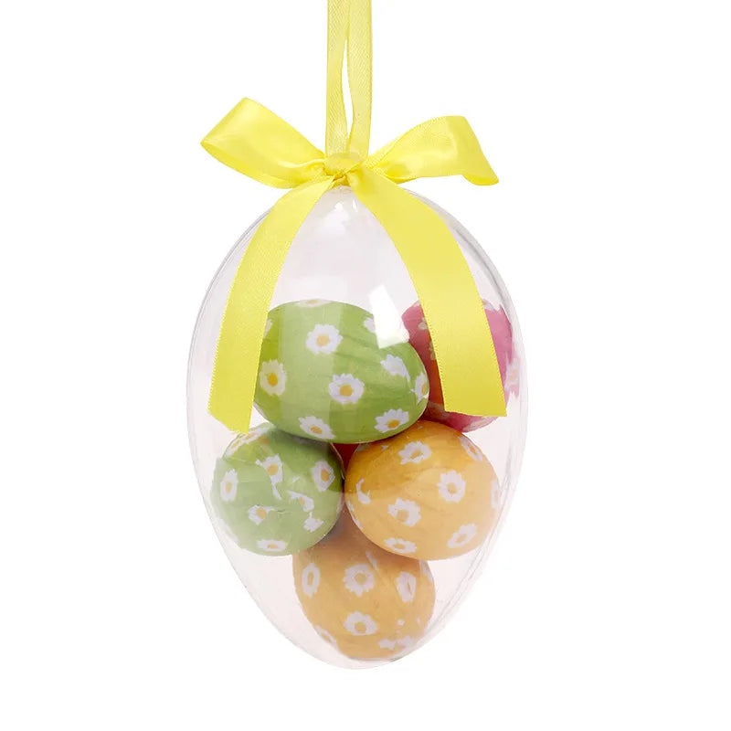 High Quality Easter Party Decorations Supplies Ins Style 6 Cute Easter Eggs Set