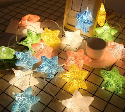 PVC LED Christmas Tree window Lights star wholesale