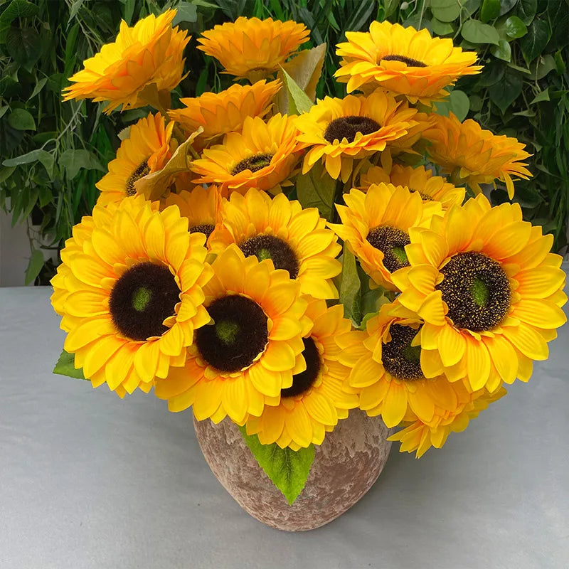 Competitive Price Good Quality Artificial Flower Decoration Sunflower