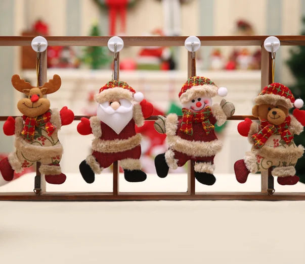 Christmas tree felt ornament set