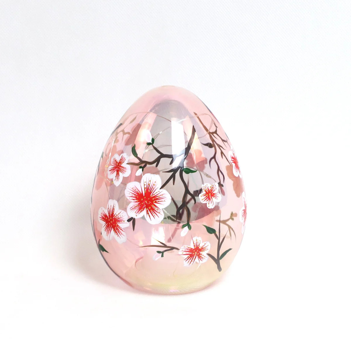 Glass Easter Egg Ornaments Stained Glass Easter Egg Ornaments Hanging Iridescent Ball Glitter Easter Eggs