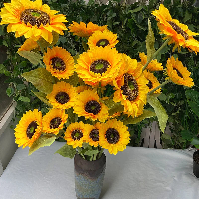 Competitive Price Good Quality Artificial Flower Decoration Sunflower