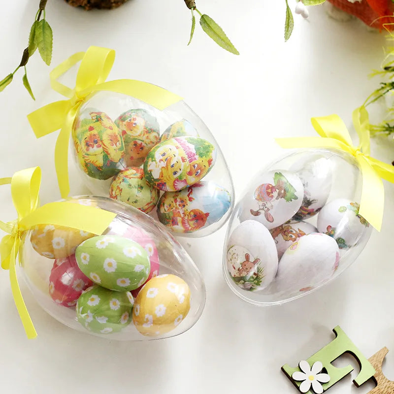 High Quality Easter Party Decorations Supplies Ins Style 6 Cute Easter Eggs Set