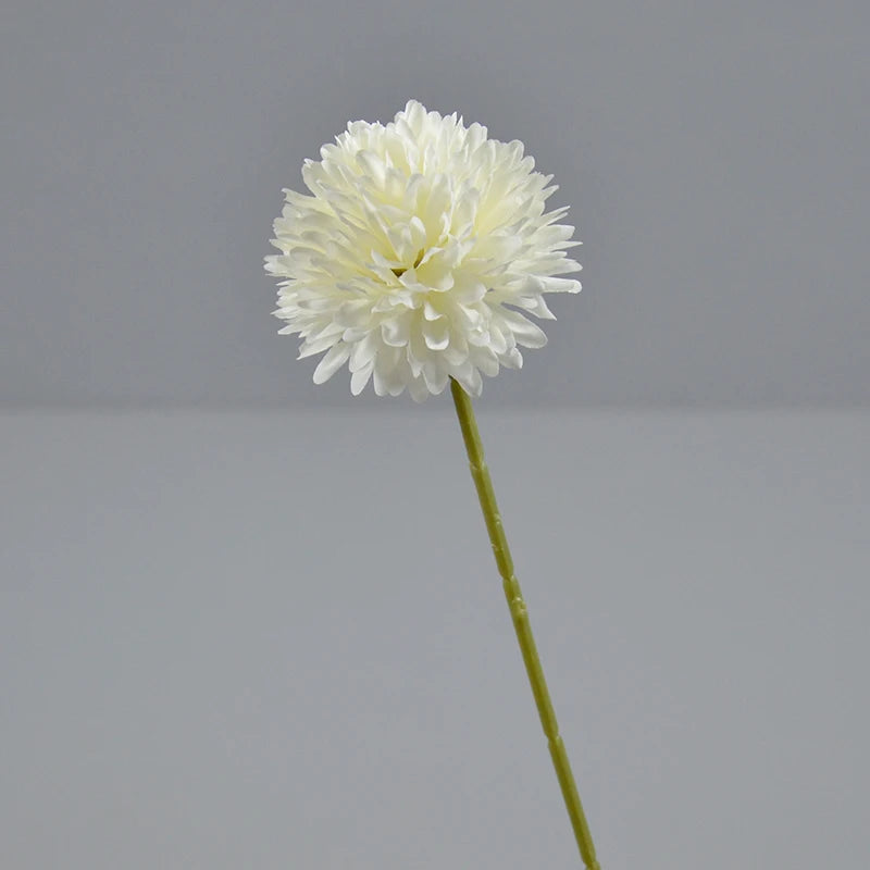 Hot Sale Artificial Single Chrysanthemum Branch Silk Marigold Ball PingPong Artificial Flowers Bulk Cake Wedding DecorDIY