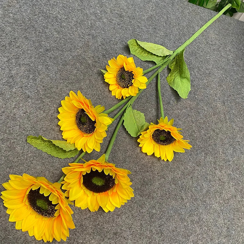 Competitive Price Good Quality Artificial Flower Decoration Sunflower