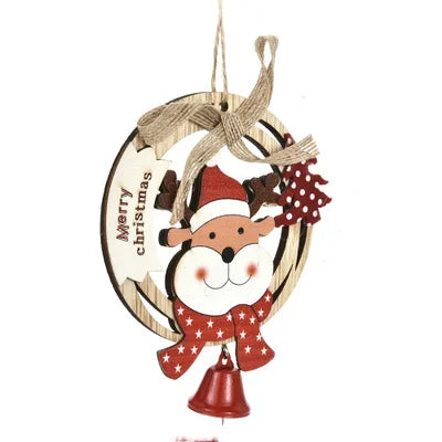 Factory Supply Christmas Decorations Tree Ornaments Wooden Crafts