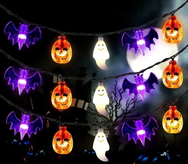 1.5m 10LED Purple Spider Halloween String Lights Halloween Decorations