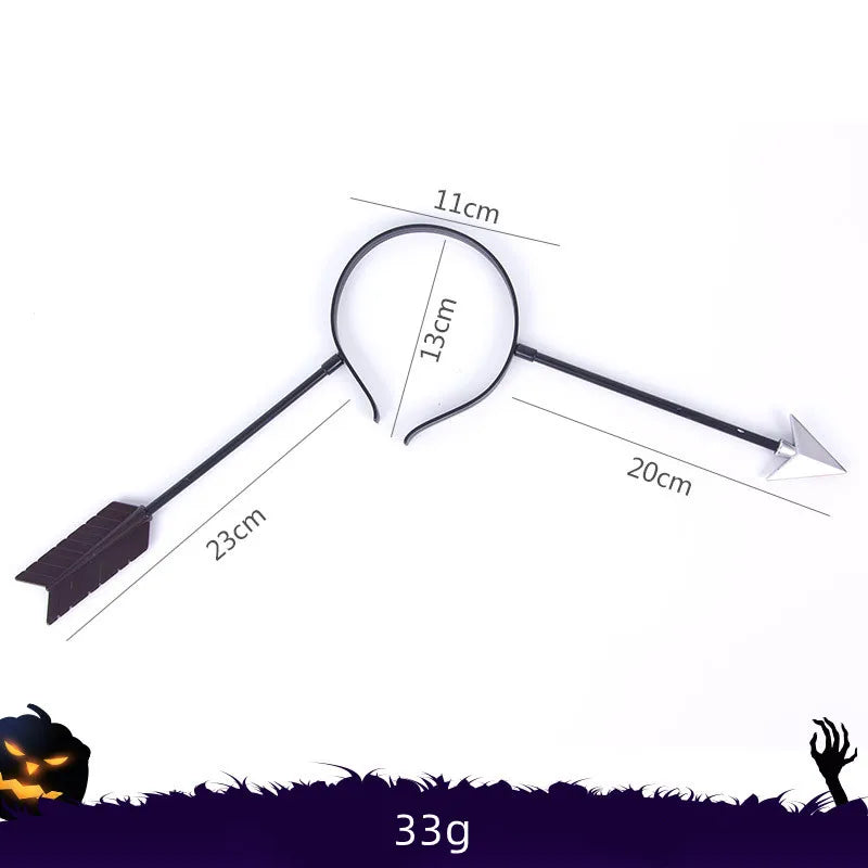 Plastic Halloween Headband Decoration Outdoor Horror Prop Customization Simulation Modern Party Decoration Zombie Adult Outdoor