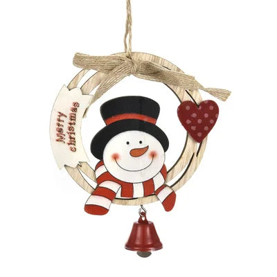 Factory Supply Christmas Decorations Tree Ornaments Wooden Crafts