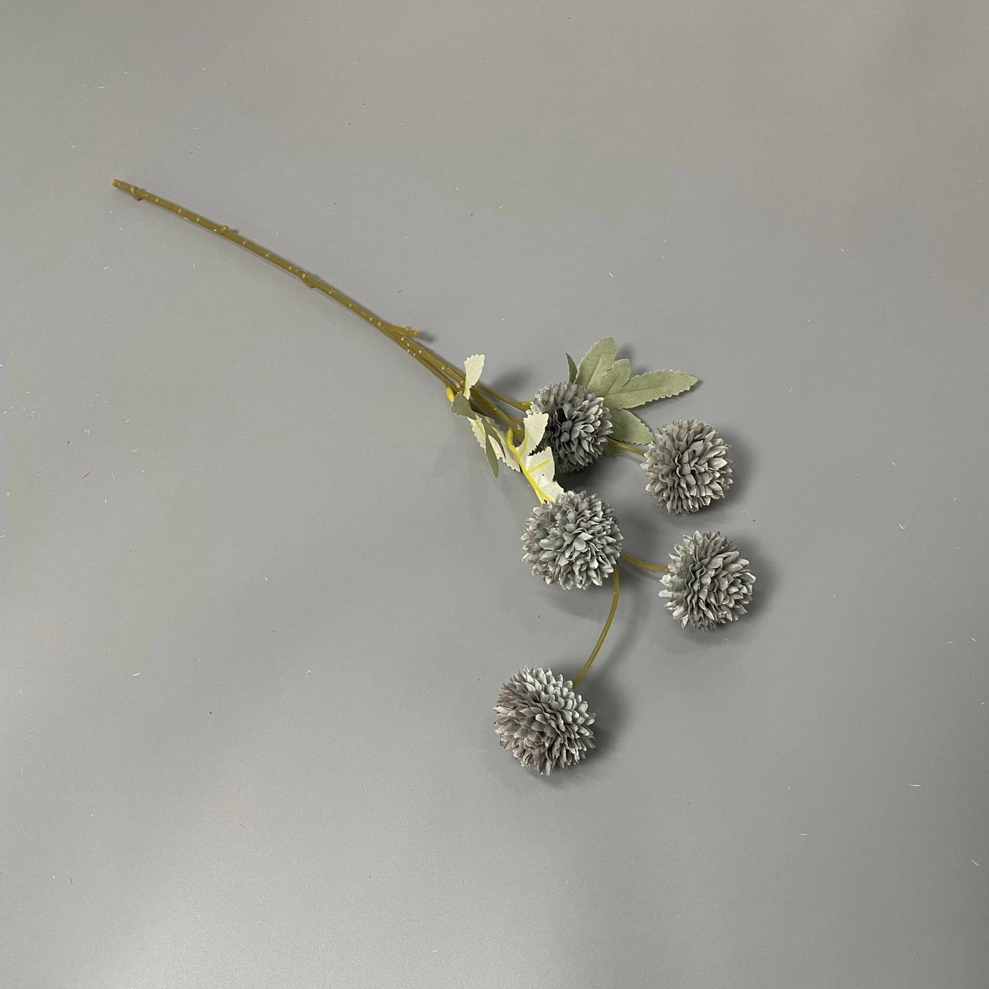 Decorative Wholesale Small Faux Pompon Chrysanthemum Dandelion Artificial Silk Kiku Flower