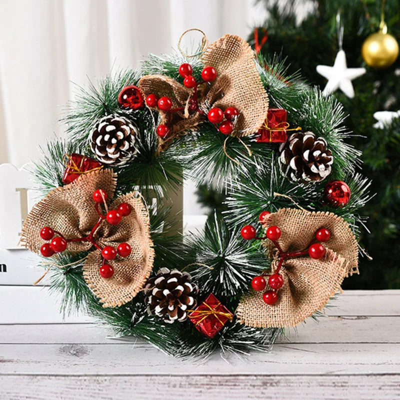 Christmas wreath door decoration