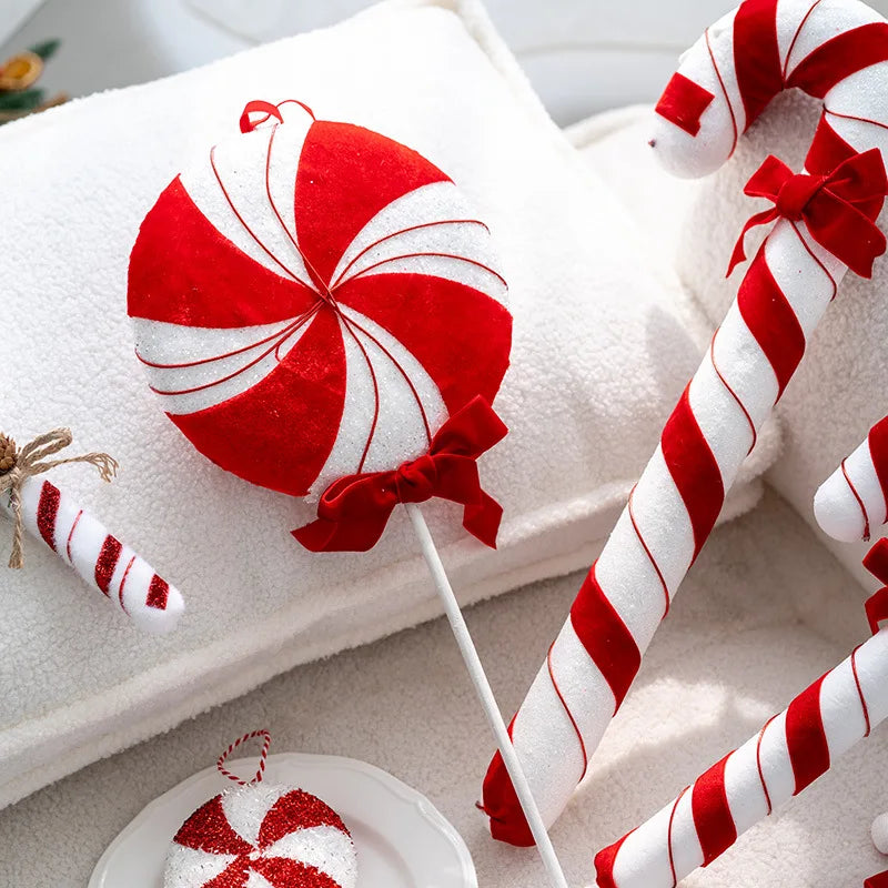 Plush lollipop decoration set