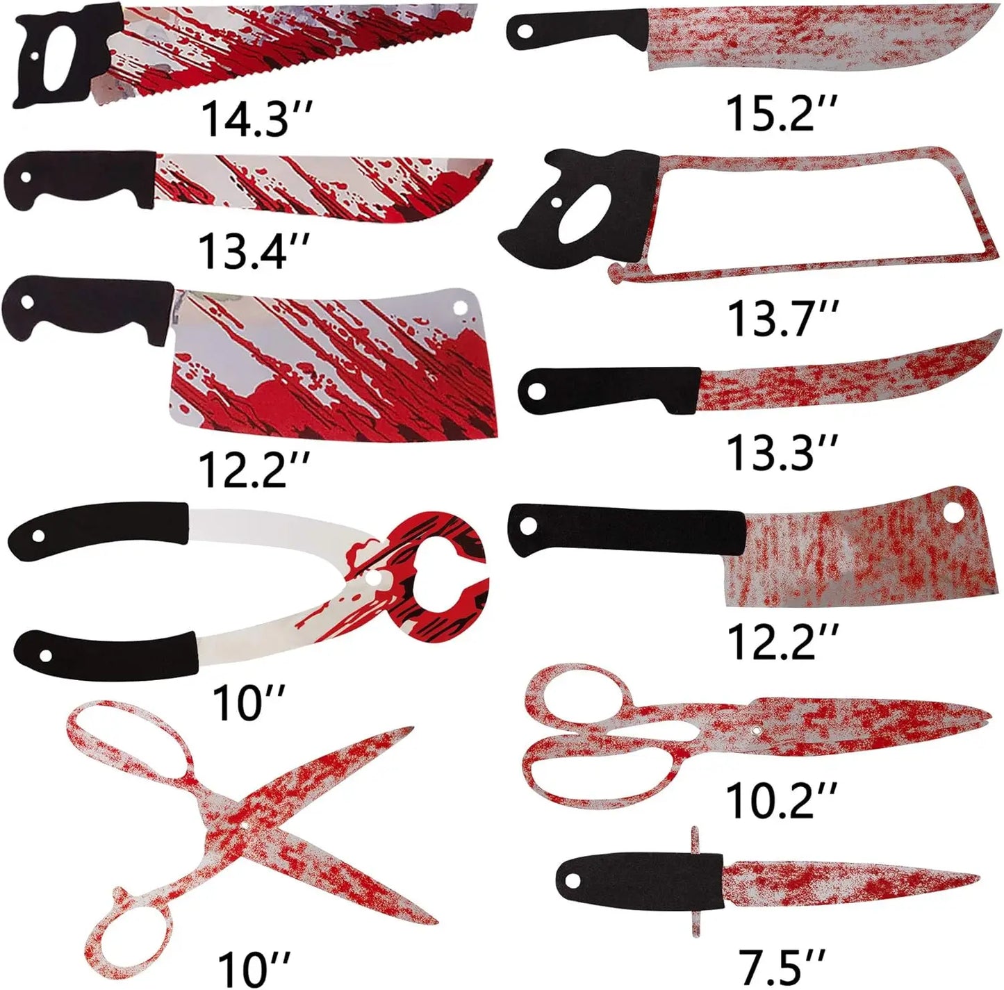 Halloween Party Decorations Bloody Banner Horror Scary Garland Decorations for Thriller Movie Theme Spooky Prop Supplies