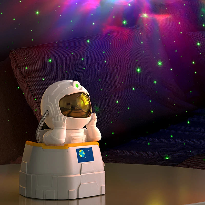 Lonvis Galaxy Light Projector for Kids Star Projector Moon Nebula Astronaut Shaped Light Usb Astronaut Star Light Projector