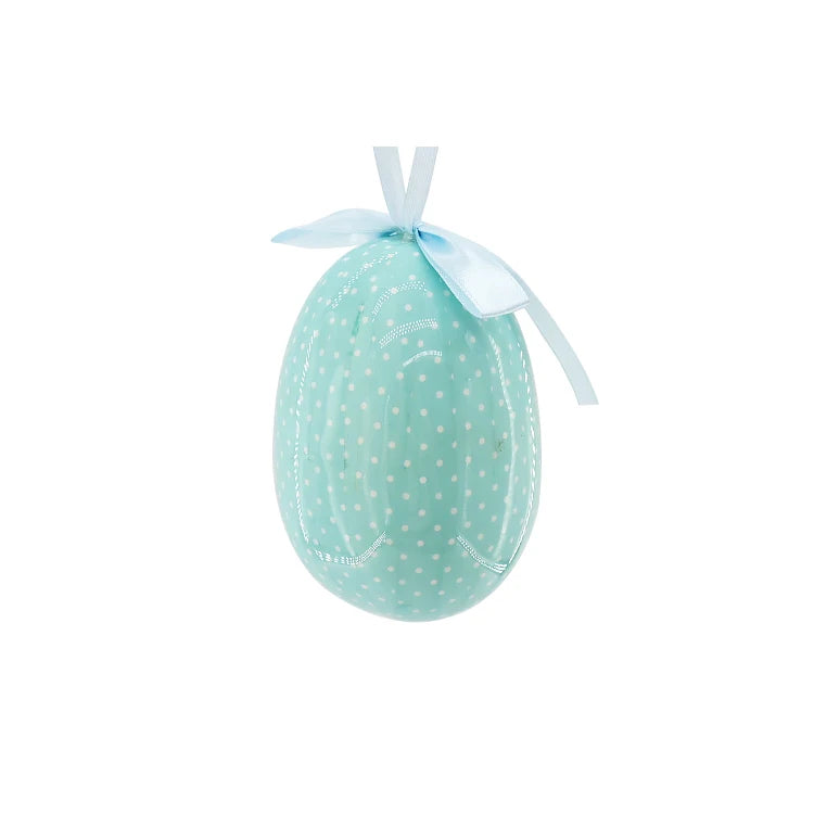 Customized Rabbit Pattern Mini Easter Egg Ornaments Polyfoam Crafts for Easter Home Decorations Party Decorations