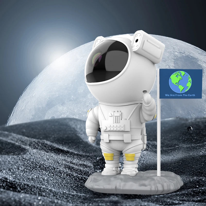 Lonvis Galaxy Light Projector for Kids Star Projector Moon Nebula Astronaut Shaped Light Usb Astronaut Star Light Projector