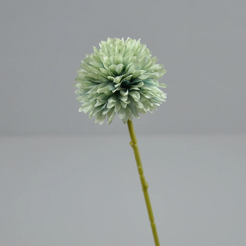Hot Sale Artificial Single Chrysanthemum Branch Silk Marigold Ball PingPong Artificial Flowers Bulk Cake Wedding DecorDIY