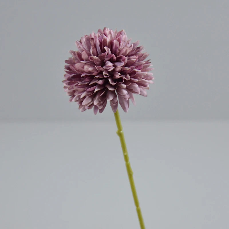 Hot Sale Artificial Single Chrysanthemum Branch Silk Marigold Ball PingPong Artificial Flowers Bulk Cake Wedding DecorDIY