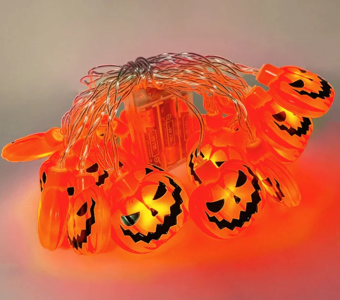 1.5m 10LED Pumpkin Halloween Small Lights String Halloween Decorations