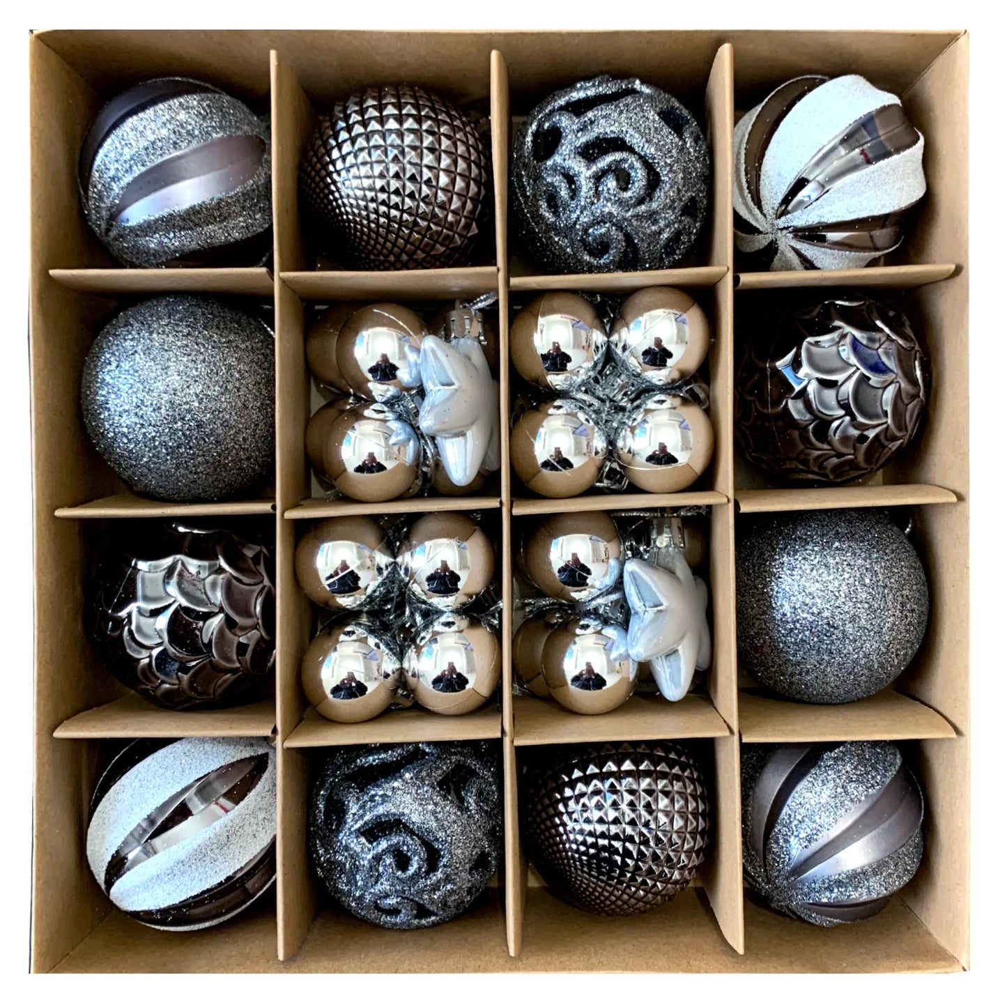 Christmas tree plastic blue decorative ball