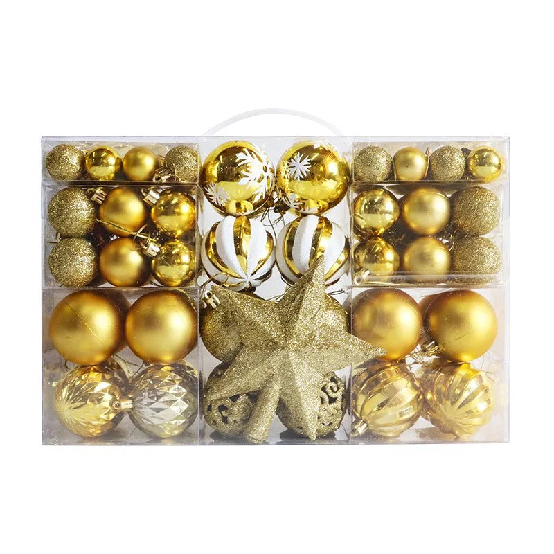 Wholesale Christmas Balls yellow suit