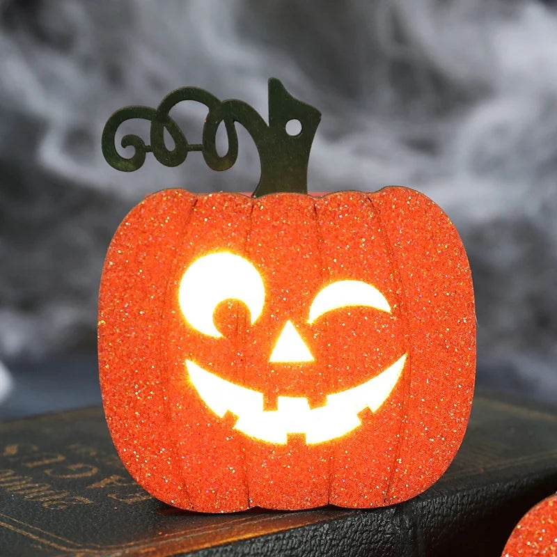 Kanlong Interior Room Decoration Funny Halloween Pumpkin Grimace LED Lights for Children