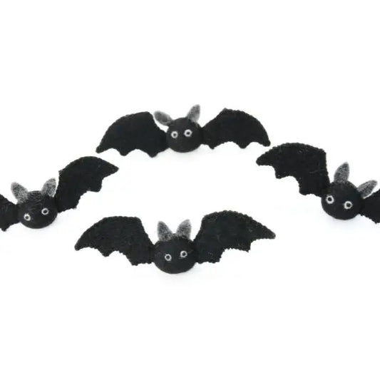 Handmade Felt Halloween Bat - Felt Bat Series - Halloween Home Decoration - Eco friendly Halloween Accessories