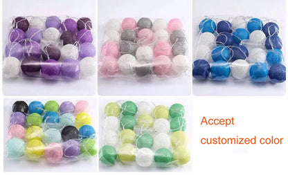 Cotton String Ball Light Teepee Decor Room Kid Children Bedroom Copper Led Lights Christmas Decorations Led Lights