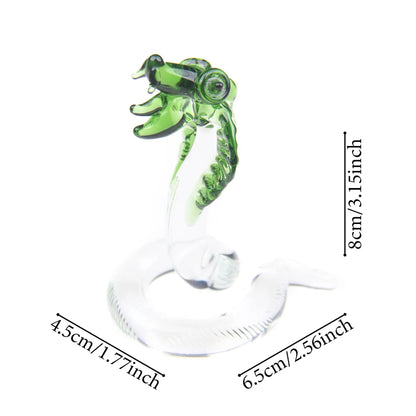 Crystal Glasses King Snake Home Decor Halloween Serpentine Living Room Decor