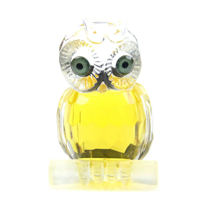 Owl crystal ornaments on crystal branches for home decoration and Halloween decoration