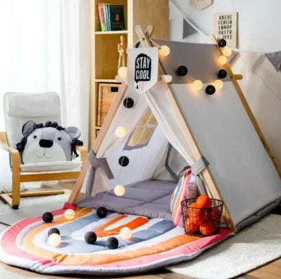 Cotton String Ball Light Teepee Decor Room Kid Children Bedroom Copper Led Lights Christmas Decorations Led Lights