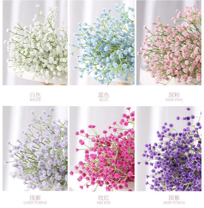 Wholesale Artificial Flowers Baby's Breath Photo Props Wedding Decorative Flowers Simulation Flower Arrangement