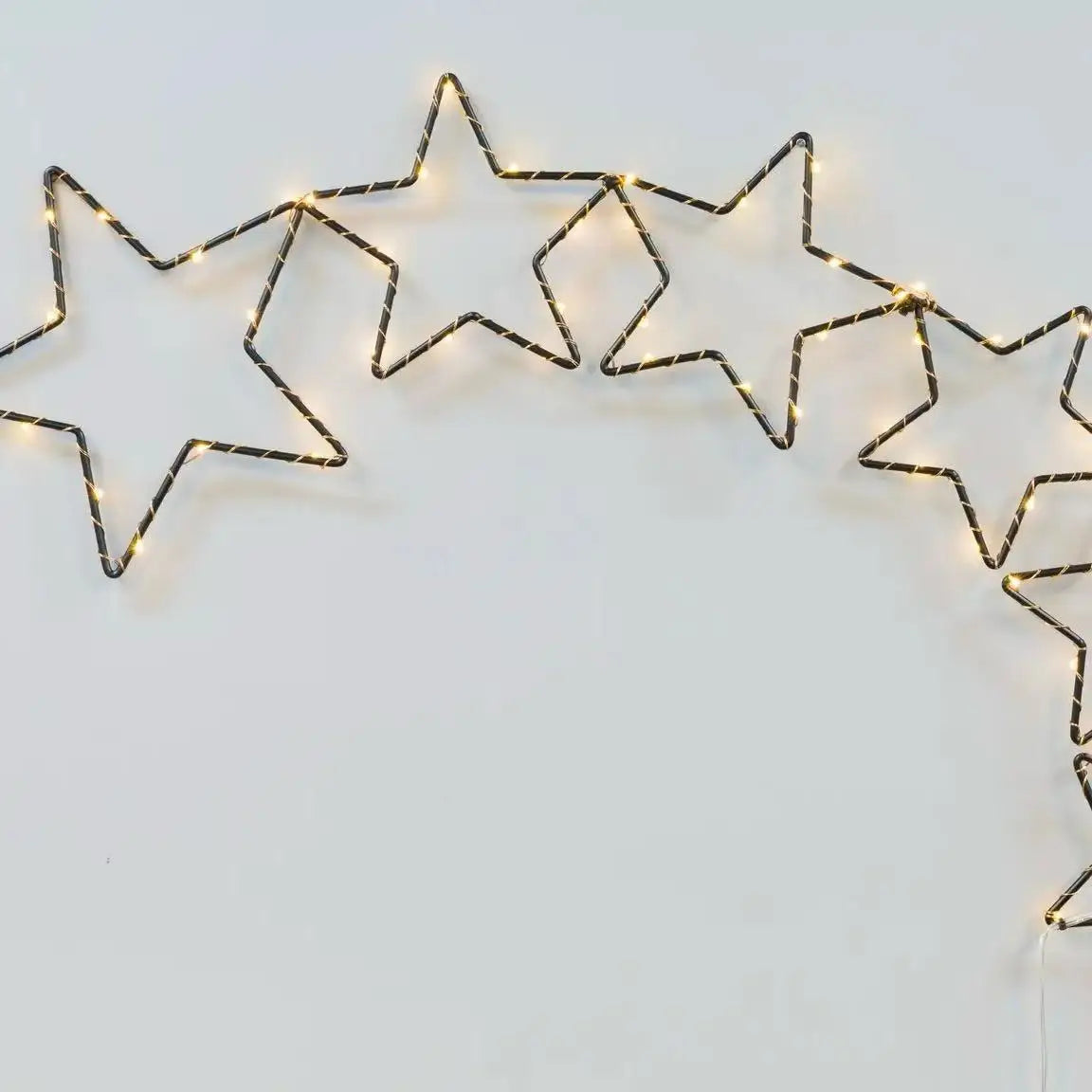 Metal Designed LED Star Decoration Wall Lamp Fashion Style Christmas Lights for Holiday Party