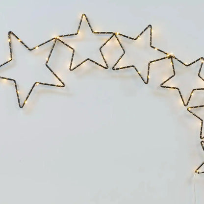 Metal Designed LED Star Decoration Wall Lamp Fashion Style Christmas Lights for Holiday Party