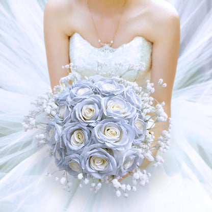 Wholesale Artificial Flower Decor High Quality Flowers for Decoration Wedding Artificial Roses for Home Wedding Decoration Party