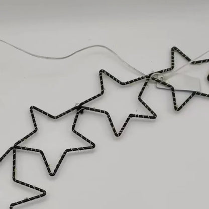 Metal Designed LED Star Decoration Wall Lamp Fashion Style Christmas Lights for Holiday Party
